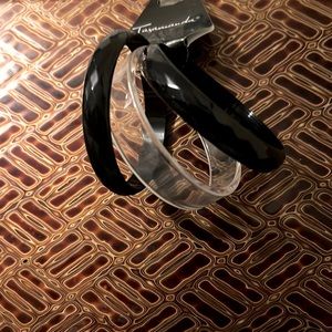 Black & Acrylic Bangles